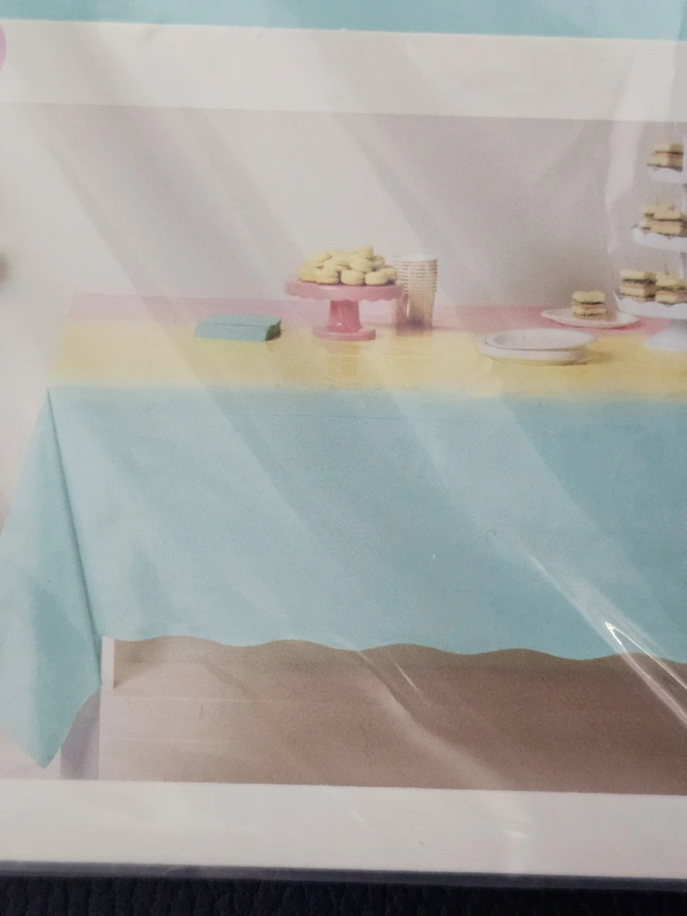 3 Pack Spritz Rainbow Gradient Tablecloth Mermaid Unicorn Party Decor 52